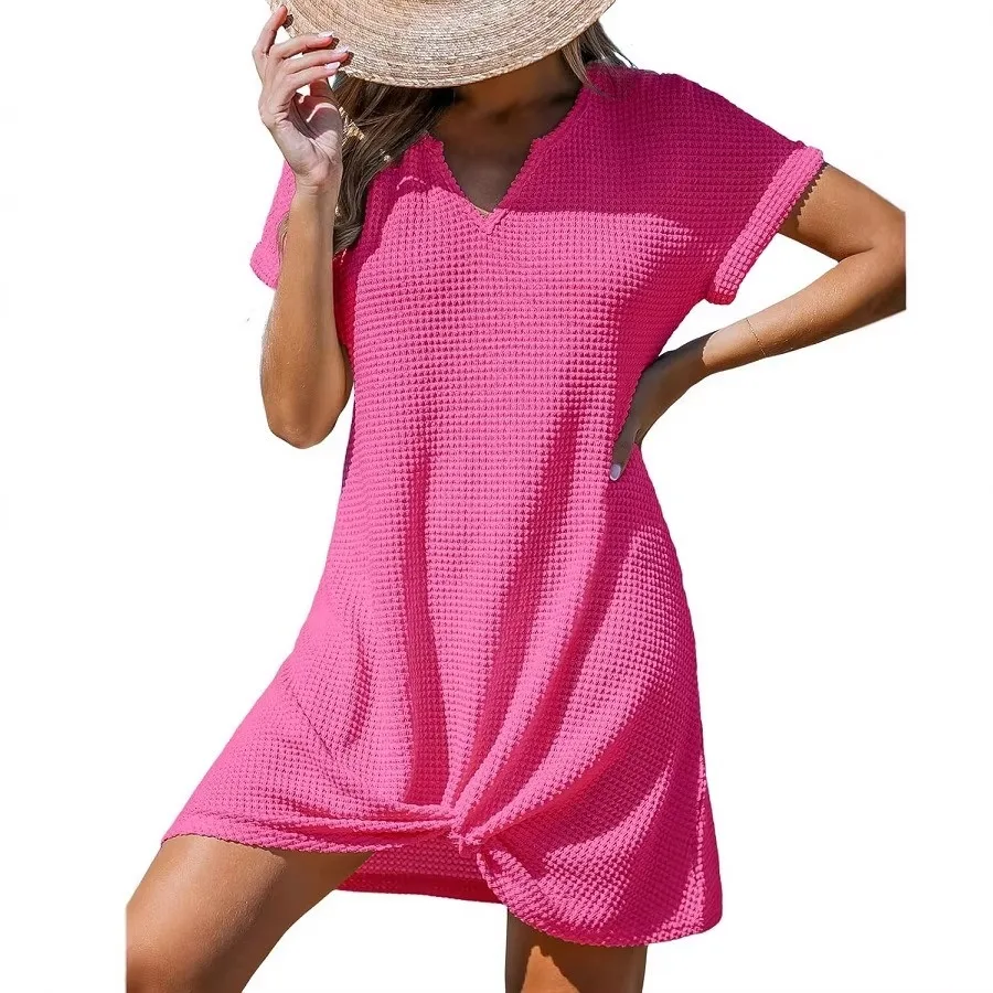 【New style】2026 European and American - hot sale women's clothing spring and summer new beach sunscreen dress casual V-neck kin
【New style】2026 European and American - hot sale women's clothing spring and summer new beach sunscreen dress casual V-neck kin