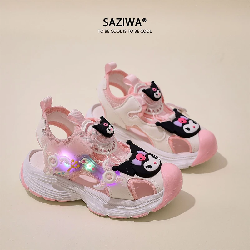 Kuromi Anime Kawaii Sanrio Casual Shoes Summer Cute Cartoon Children Hollow Breathable Beach Shoes Scandal Gifts for Girls
Kuromi Anime Kawaii Sanrio Casual Shoes Summer Cute Cartoon Children Hollow Breathable Beach Shoes Scandal Gifts for Girls