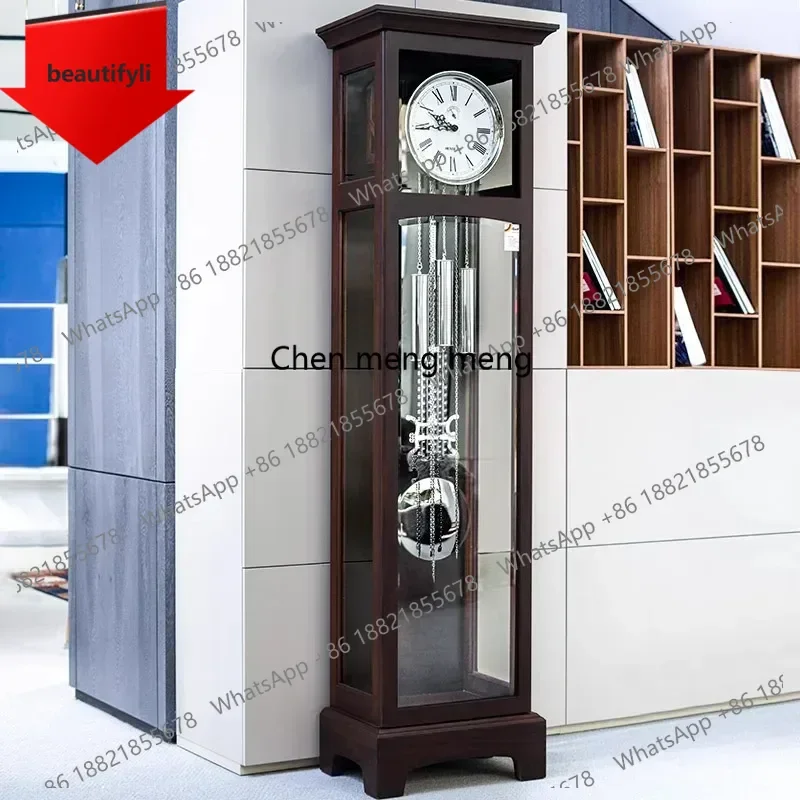 European living room floor clock modern simple light luxury mechanical standing clock retro creative solid wood clock a48
European living room floor clock modern simple light luxury mechanical standing clock retro creative solid wood clock a48
