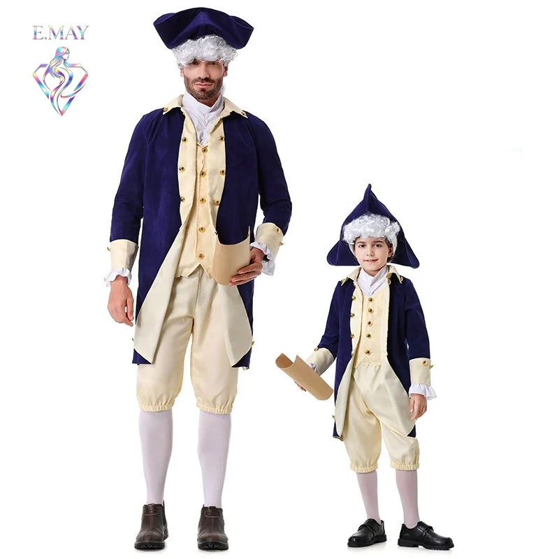 Halloween Costume New Adult Role Play Washington President Lawyer Tailored Gentleman Women's Ethnic Stage Costume Spring 2025
Halloween Costume New Adult Role Play Washington President Lawyer Tailored Gentleman Women's Ethnic Stage Costume Spring 2025
