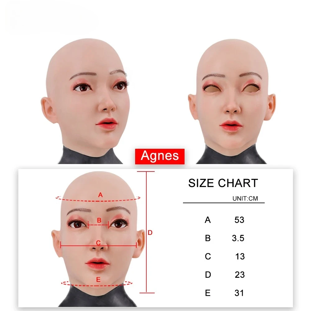 Crossdressing Soft Silicone Costume Masks Props for Transvestite Halloween Cosplay Male To Female
Crossdressing Soft Silicone Costume Masks Props for Transvestite Halloween Cosplay Male To Female
