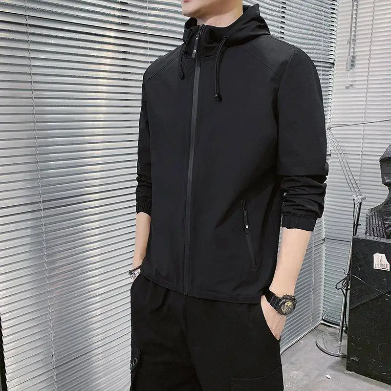 Fashionable Pure Color Slim Fit Casual Jacket Korean Style Youth Outerwear Trendy Streetwear Polyester Fiber Zipper Decoration
Fashionable Pure Color Slim Fit Casual Jacket Korean Style Youth Outerwear Trendy Streetwear Polyester Fiber Zipper Decoration