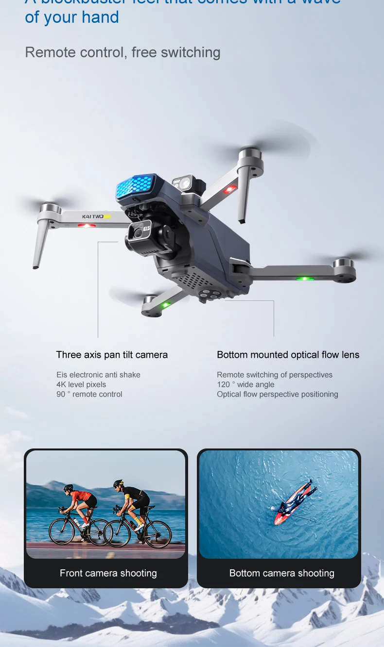 8K ESC Camera GPS Return 3-Axis Gimbal Brushless RC Quadcopter 5G 360° Obstacle Avoidance EIS Stabilization WIFI FPV RC Drone To
8K ESC Camera GPS Return 3-Axis Gimbal Brushless RC Quadcopter 5G 360° Obstacle Avoidance EIS Stabilization WIFI FPV RC Drone To