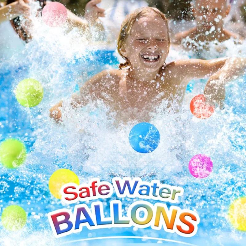 12Pcs Self-Absorbing Water Balls, Reusable, Self-Adhesive Water Balls for Swimming Pool and Beach Play, Outdoor Silicone Water Fight Toys
12Pcs Self-Absorbing Water Balls, Reusable, Self-Adhesive Water Balls for Swimming Pool and Beach Play, Outdoor Silicone Water Fight Toys