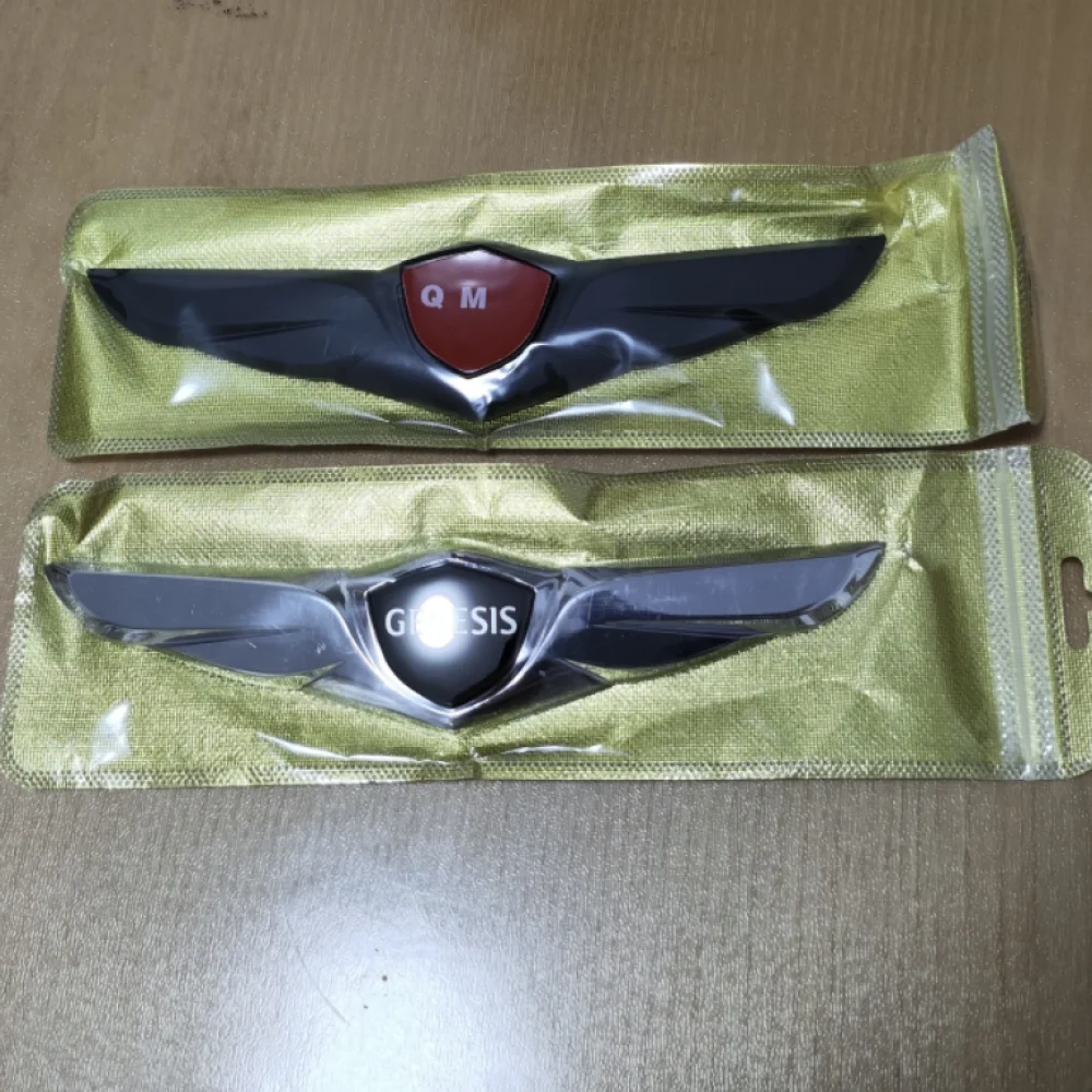 For Hyundai Genesis front cover and rear trunk emblem badge stickers wing-shaped logo stickers Decoration Accessories
For Hyundai Genesis front cover and rear trunk emblem badge stickers wing-shaped logo stickers Decoration Accessories