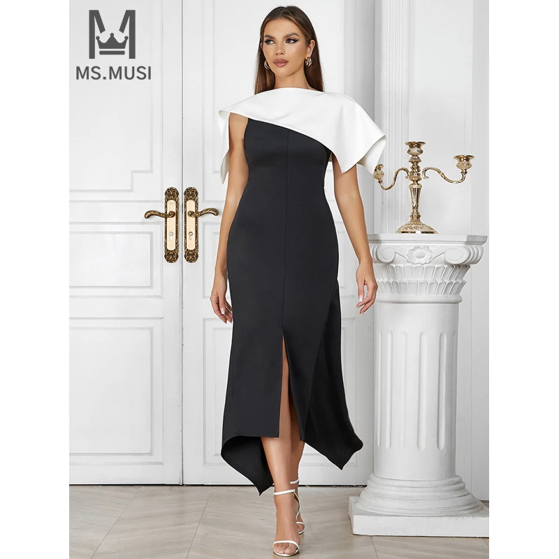 MSMUSI 2024 New Fashion Women Sexy Off The Shoulder Patchwork Draped Sleeveless Bodycon Party Club Event Maxi Dress Long Gown
MSMUSI 2024 New Fashion Women Sexy Off The Shoulder Patchwork Draped Sleeveless Bodycon Party Club Event Maxi Dress Long Gown