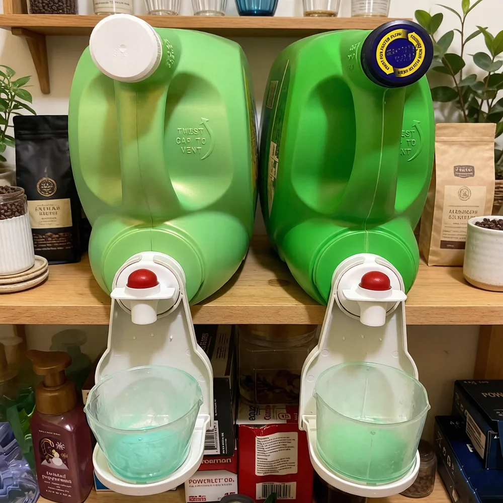 Space Saving Foldable Laundry Jug Drip Tray, No Drill Self Adhesive Anti-Spill Detergent Measuring Cup Holder, Prevent Residue Dripping Stain Cabinet Laundry Room Storage Accessory
Space Saving Foldable Laundry Jug Drip Tray, No Drill Self Adhesive Anti-Spill Detergent Measuring Cup Holder, Prevent Residue Dripping Stain Cabinet Laundry Room Storage Accessory