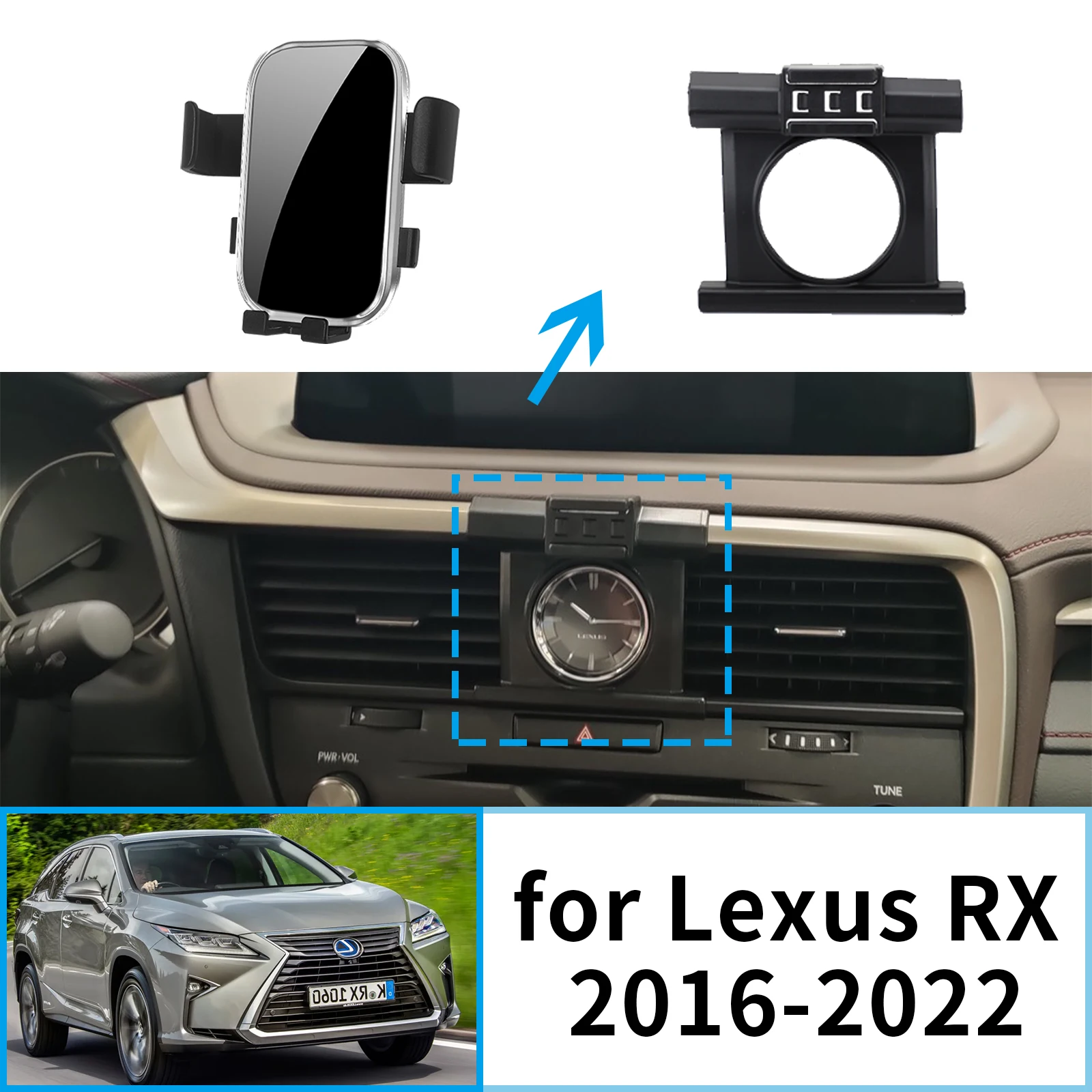 GPS Bracket Navigation Stand Auto Accessories for Lexus RX 350 L 450h AL20 2016 2017 2018 2020 2021 2022 Car Mobile Phone Holder
GPS Bracket Navigation Stand Auto Accessories for Lexus RX 350 L 450h AL20 2016 2017 2018 2020 2021 2022 Car Mobile Phone Holder