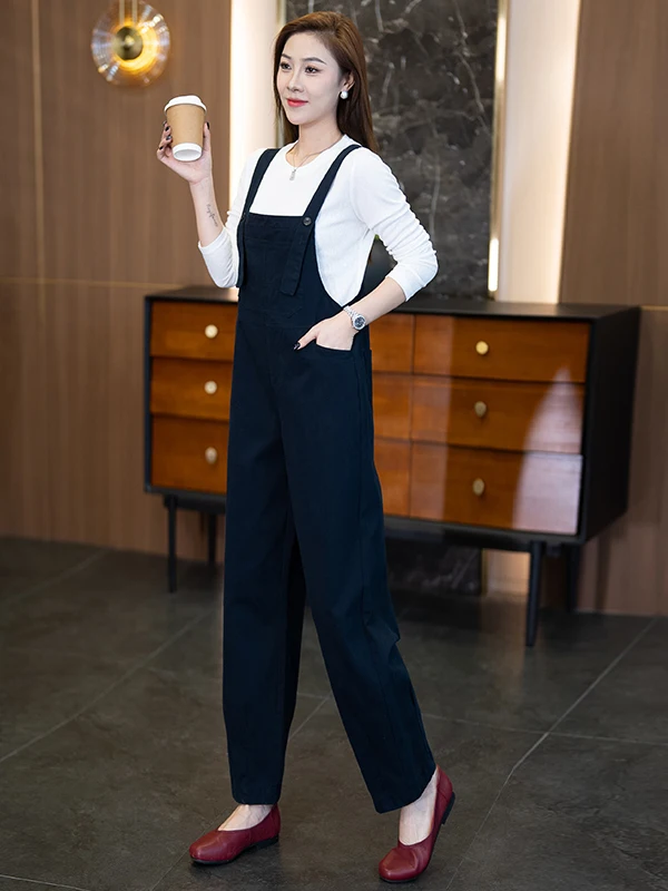 Повседневный комплект-комбинезон для женщин: осенняя новинка, стройнящий комбинезон с длинным рукавом, футболка и комбинезон с высокой талией, антивозрастной комплект из двух предметов
Повседневный комплект-комбинезон для женщин: осенняя новинка, стройнящий комбинезон с длинным рукавом, футболка и комбинезон с высокой талией, антивозрастной комплект из двух предметов