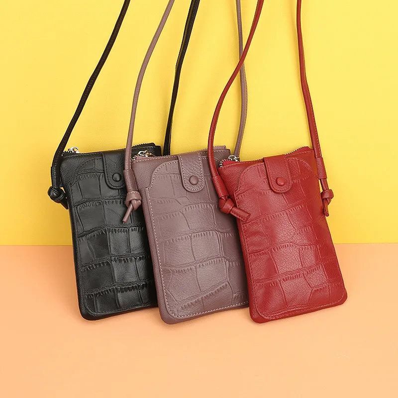 New Women Handbags Fashion Genuine Leather Cell Phone Bags Small Crossbody Bags Ladies Shoulder Bag Female Mobile Phone Purse
New Women Handbags Fashion Genuine Leather Cell Phone Bags Small Crossbody Bags Ladies Shoulder Bag Female Mobile Phone Purse