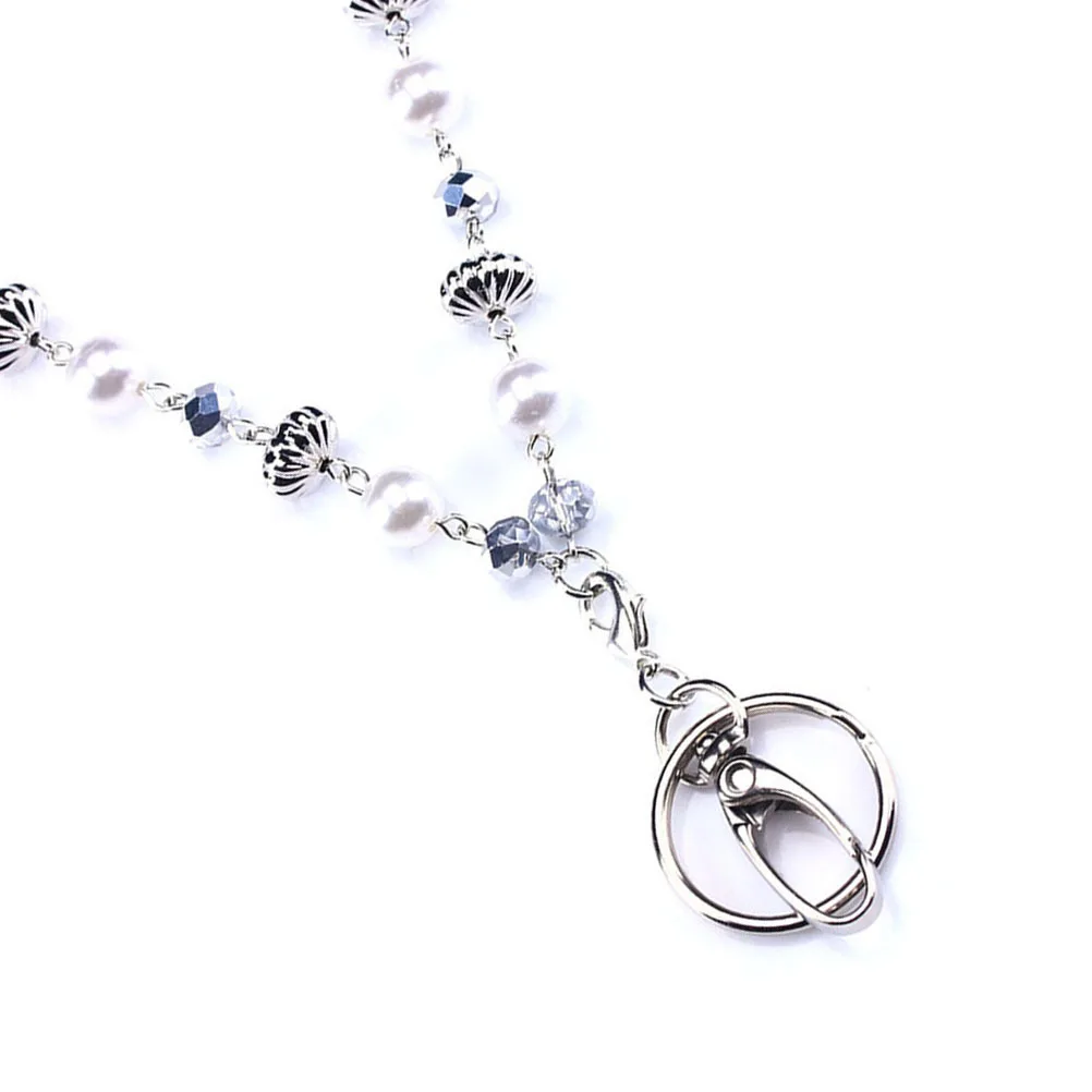 2pcs Glass Beads Id Necklace Long Chain Pendant For Phone Keys Whistle Badge Holder Jewelry Gift Decor Accessory
2pcs Glass Beads Id Necklace Long Chain Pendant For Phone Keys Whistle Badge Holder Jewelry Gift Decor Accessory