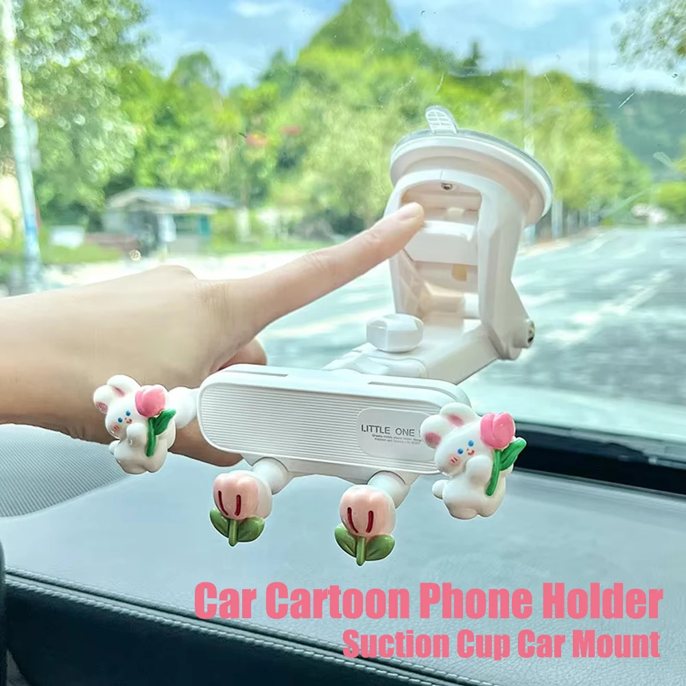 Multi-Function Car Phone Holder Cartoon Style Suction Cup Car Phone Stand Auto Interior Navigation Mounting Stand Accessories
Multi-Function Car Phone Holder Cartoon Style Suction Cup Car Phone Stand Auto Interior Navigation Mounting Stand Accessories