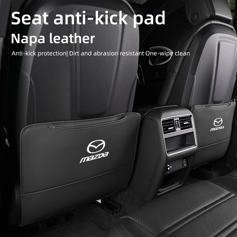 Car Seat Anti-Kick Pad Leather Seat Protector Cover Accessories For Mazda CX5 6 3 CX7 323 Axela Atenza Demio CX30 CX3 CX9 MX5 RX
Car Seat Anti-Kick Pad Leather Seat Protector Cover Accessories For Mazda CX5 6 3 CX7 323 Axela Atenza Demio CX30 CX3 CX9 MX5 RX