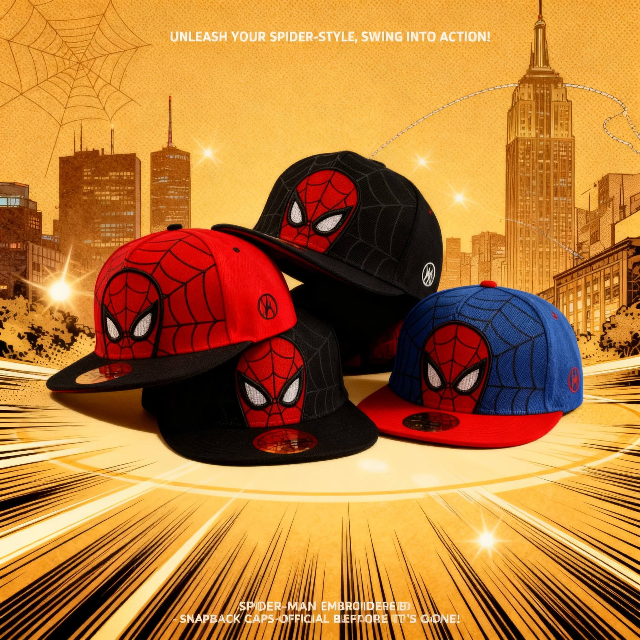 Kids Anime Spiderman Cartoon Baseball Cap Snapback Hat for Toddler Baby Children Spring Summer Adjustable Hip Hop
Kids Anime Spiderman Cartoon Baseball Cap Snapback Hat for Toddler Baby Children Spring Summer Adjustable Hip Hop