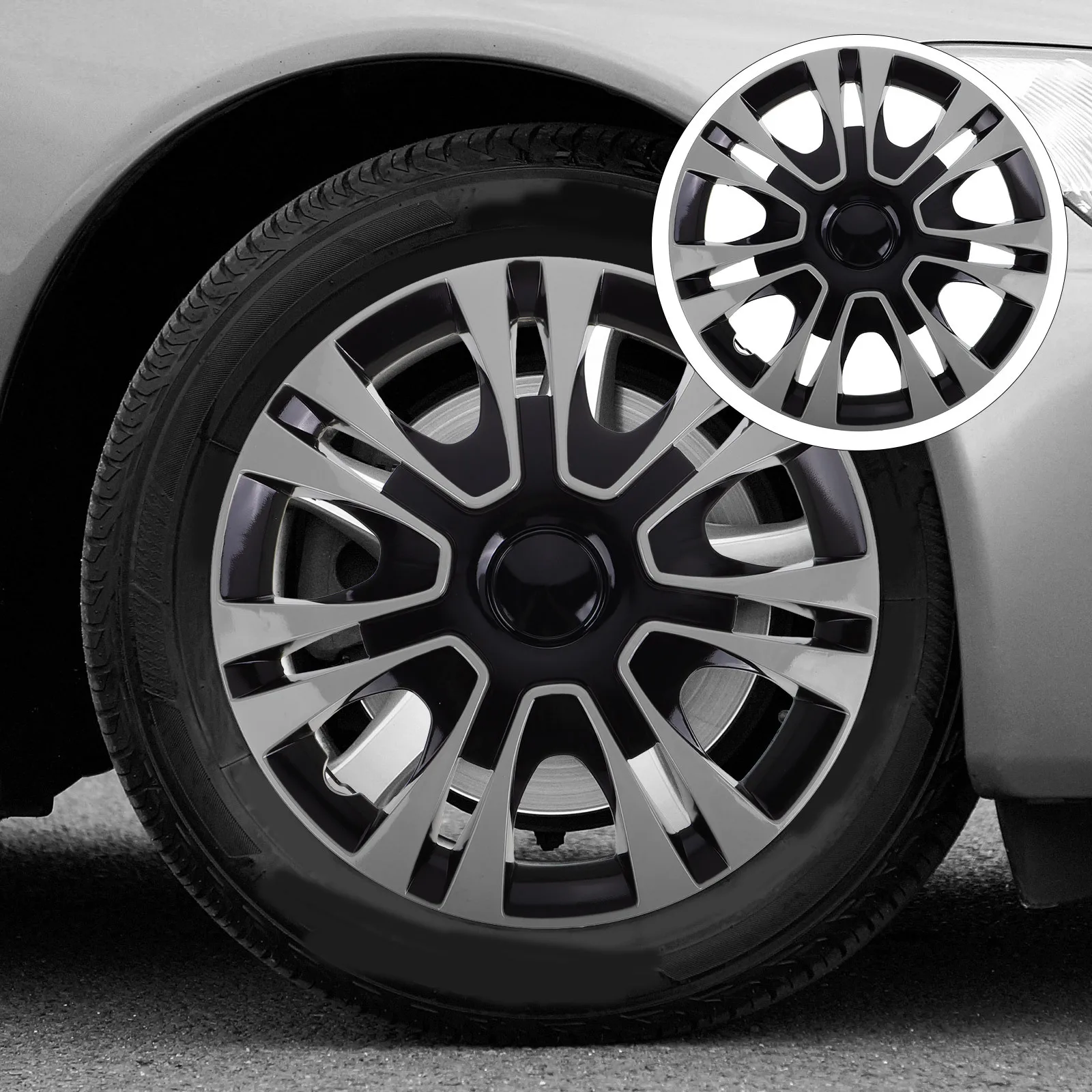 Universal 13 Inch Black Wheel Hub Caps Easy Install Car Wheel Cover Hubcap Rim Caps Vehicle Accessories Auto Accessories
Universal 13 Inch Black Wheel Hub Caps Easy Install Car Wheel Cover Hubcap Rim Caps Vehicle Accessories Auto Accessories