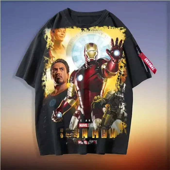 2025 Summer Special Hot Iron Man Short-sleeved T-shirt Casual Loose Fashion Style Breathable Short-sleeved T-shirt Y2K
2025 Summer Special Hot Iron Man Short-sleeved T-shirt Casual Loose Fashion Style Breathable Short-sleeved T-shirt Y2K