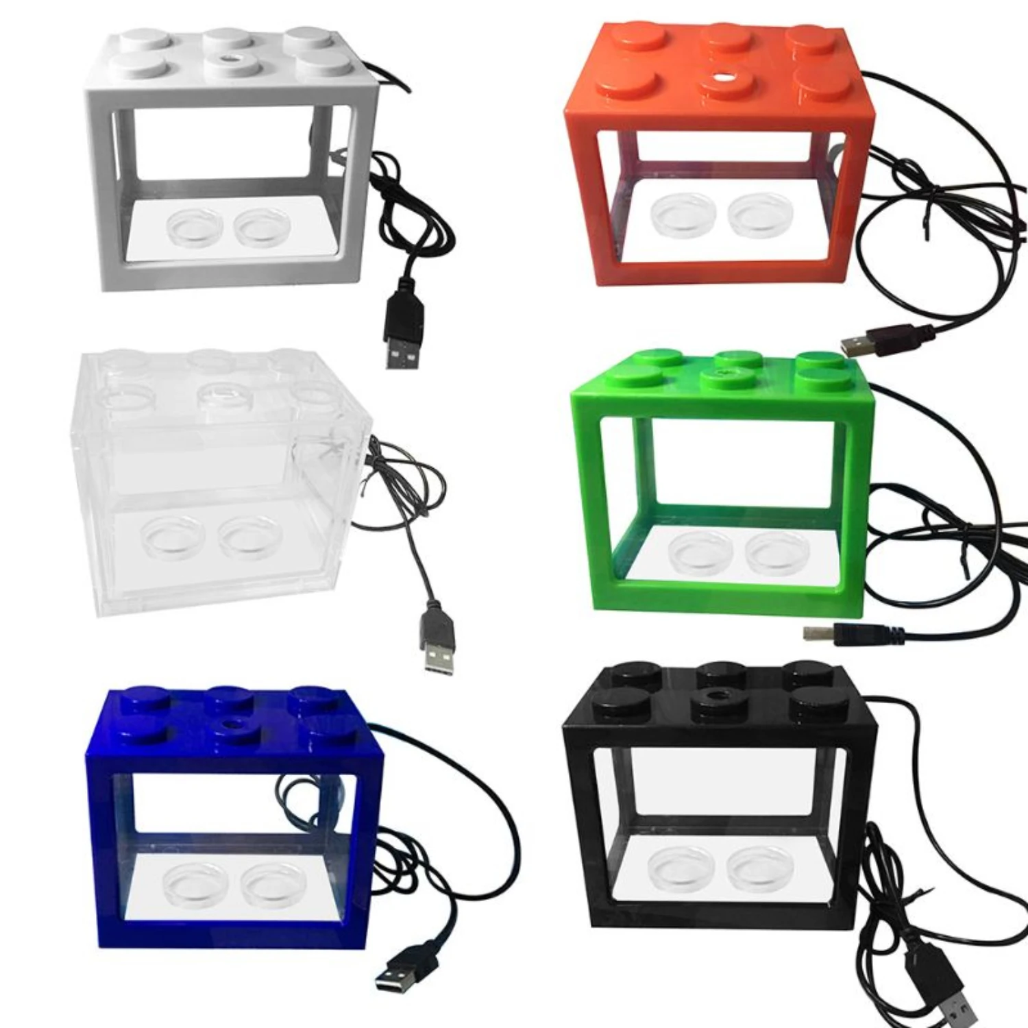USB Mini Aquarium Fish Tank with LED Lamp Light Office Desktop Tea Table Decoration Accessories
USB Mini Aquarium Fish Tank with LED Lamp Light Office Desktop Tea Table Decoration Accessories