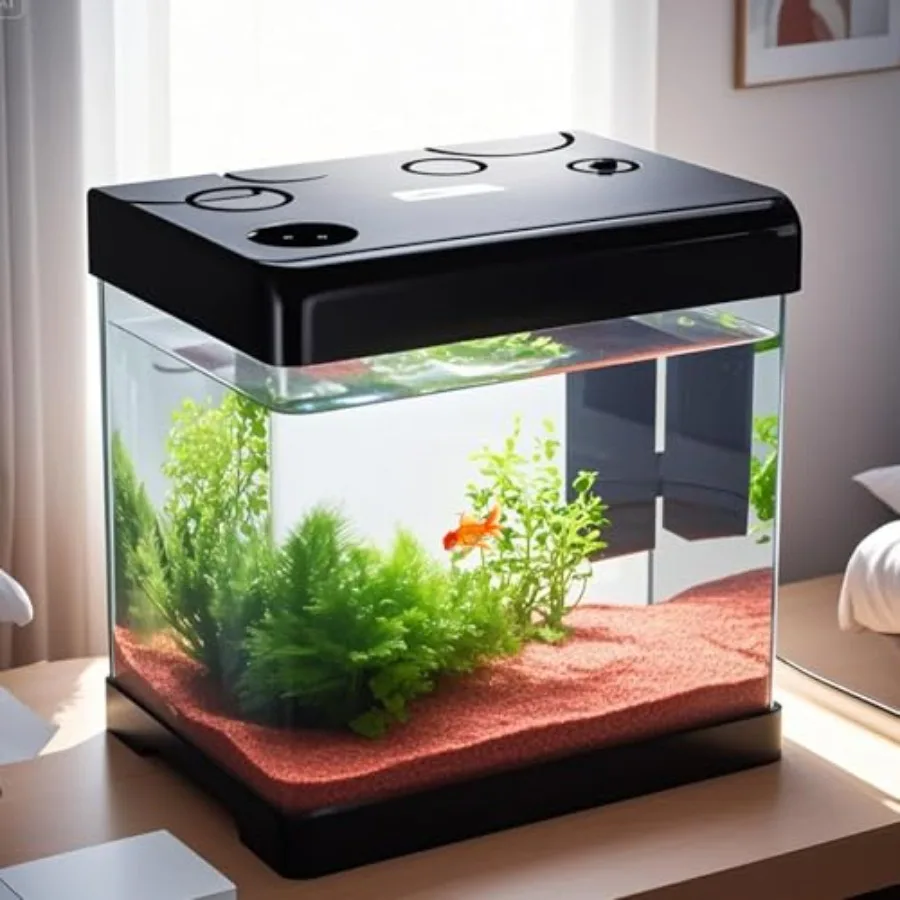 5 Gallon Glass Aquarium Starter Kit for Betta Fish Includes Filter and Light Transparent with Soft Blue Lighting
5 Gallon Glass Aquarium Starter Kit for Betta Fish Includes Filter and Light Transparent with Soft Blue Lighting