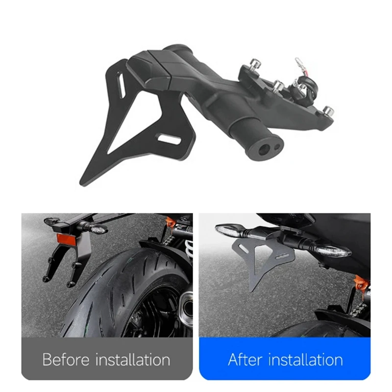 Motorcycle Rear Short Tail License Plate Holder Tailstock Bracket For 1290 Super Duke R 2020-2024
Motorcycle Rear Short Tail License Plate Holder Tailstock Bracket For 1290 Super Duke R 2020-2024
