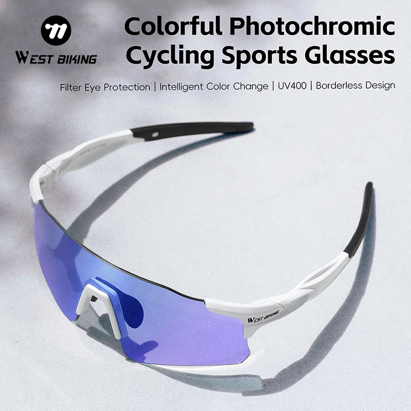 WEST BIKING Photochromic Cycling Glasses Bicycle UV400 Eyewear Men Women Mtb Bike Outdoor Sports Sunglasses Cycling Glasses
WEST BIKING Photochromic Cycling Glasses Bicycle UV400 Eyewear Men Women Mtb Bike Outdoor Sports Sunglasses Cycling Glasses