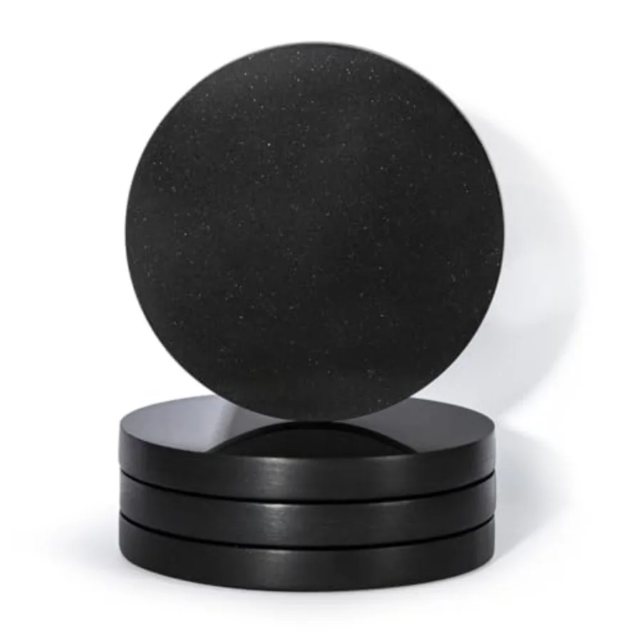 Black Marble Coasters for Drinks Set of 4, Stone Coaster for Men Coffee Table Bar, Office Kitchen Dining, Home Decor Protection
Black Marble Coasters for Drinks Set of 4, Stone Coaster for Men Coffee Table Bar, Office Kitchen Dining, Home Decor Protection