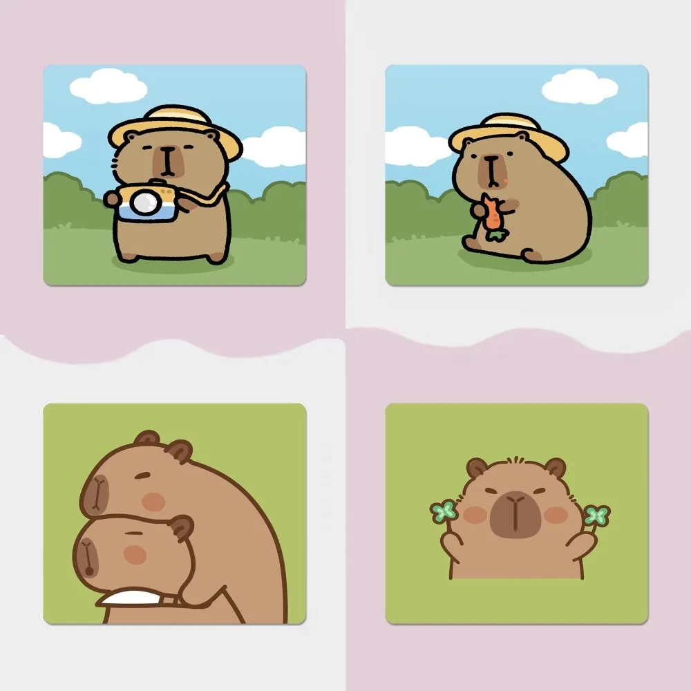 CUTE Capybara Mousepad Small Office Computer Desk Mat Table Keyboard Big Mouse Pad Laptop Cushion Non-slip Deskpad Home Decor
CUTE Capybara Mousepad Small Office Computer Desk Mat Table Keyboard Big Mouse Pad Laptop Cushion Non-slip Deskpad Home Decor