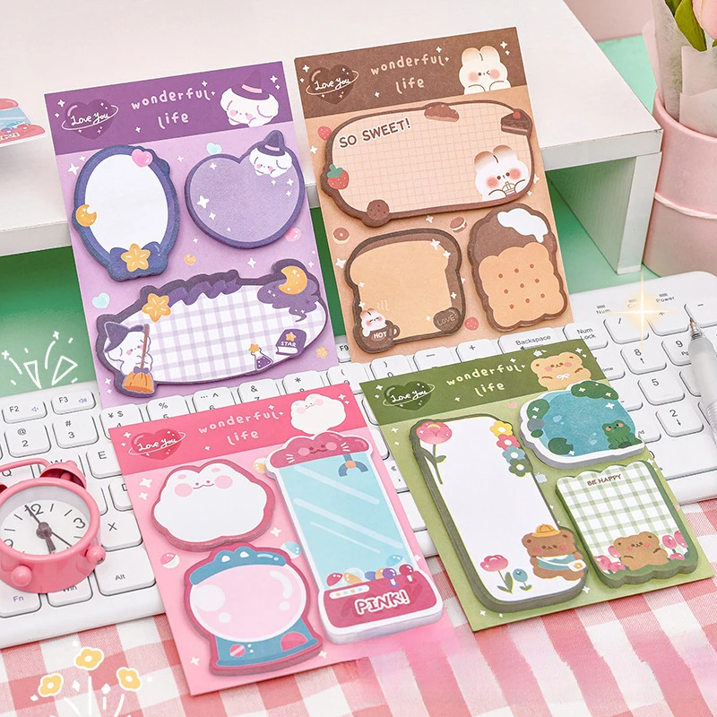 60 Sheets Creative Novelty Sticky Note, Self-Adhesive Memo Notepad,Decorative Materials Planners Message Paper
60 Sheets Creative Novelty Sticky Note, Self-Adhesive Memo Notepad,Decorative Materials Planners Message Paper