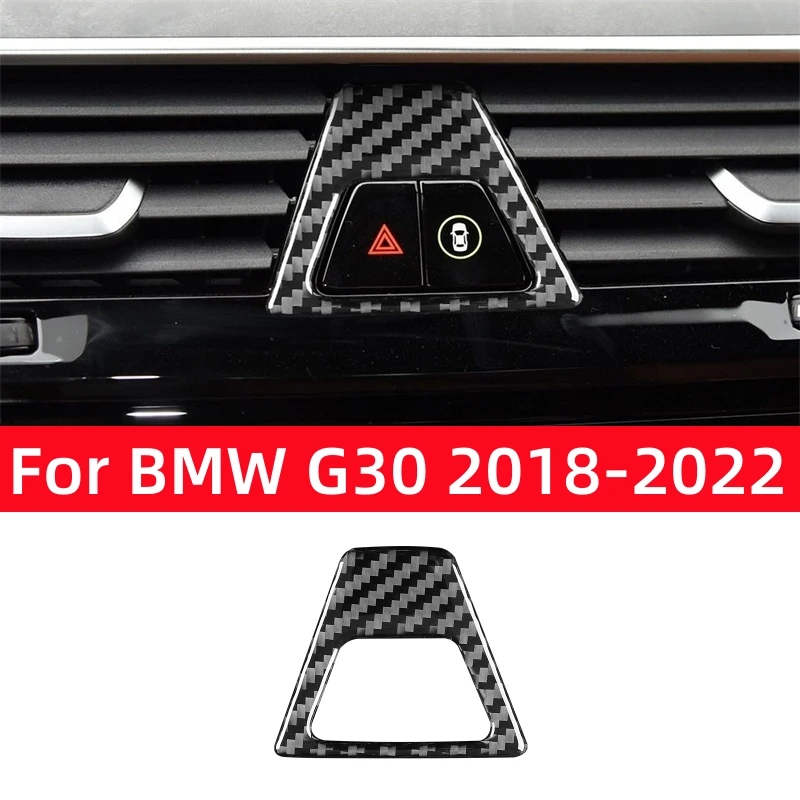For BMW 5 Series G30 2018-2022 Accessories Carbon Fiber Interior Car Central Control Warning Light Button Frame Trim Cover
For BMW 5 Series G30 2018-2022 Accessories Carbon Fiber Interior Car Central Control Warning Light Button Frame Trim Cover
