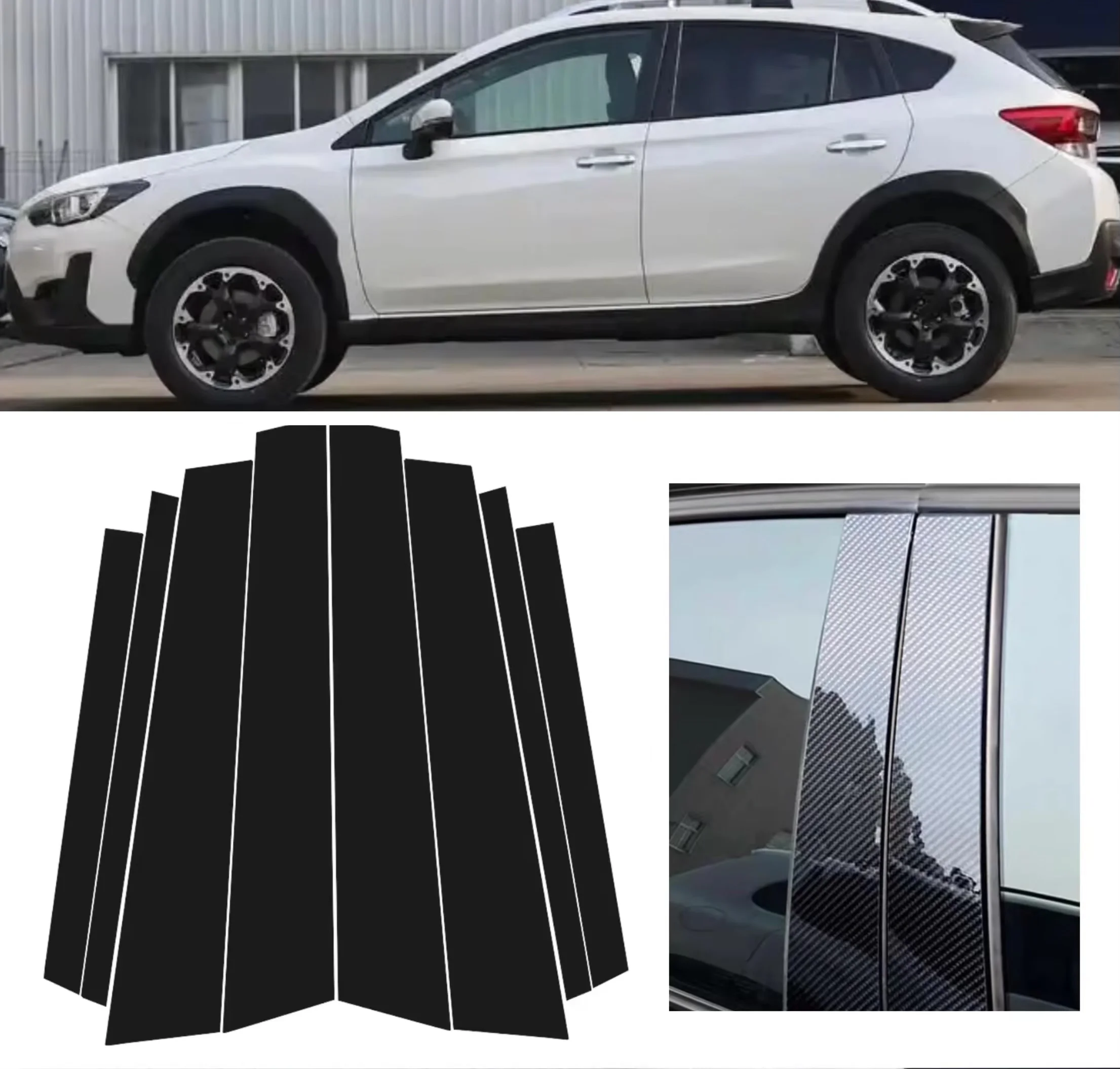 8pcs Glossy Black Silver Carbon Pillar Post Fit For Subaru XV GT 2018-2021 2019 2020 Door Window Column BC Trim Sticker Cover
8pcs Glossy Black Silver Carbon Pillar Post Fit For Subaru XV GT 2018-2021 2019 2020 Door Window Column BC Trim Sticker Cover