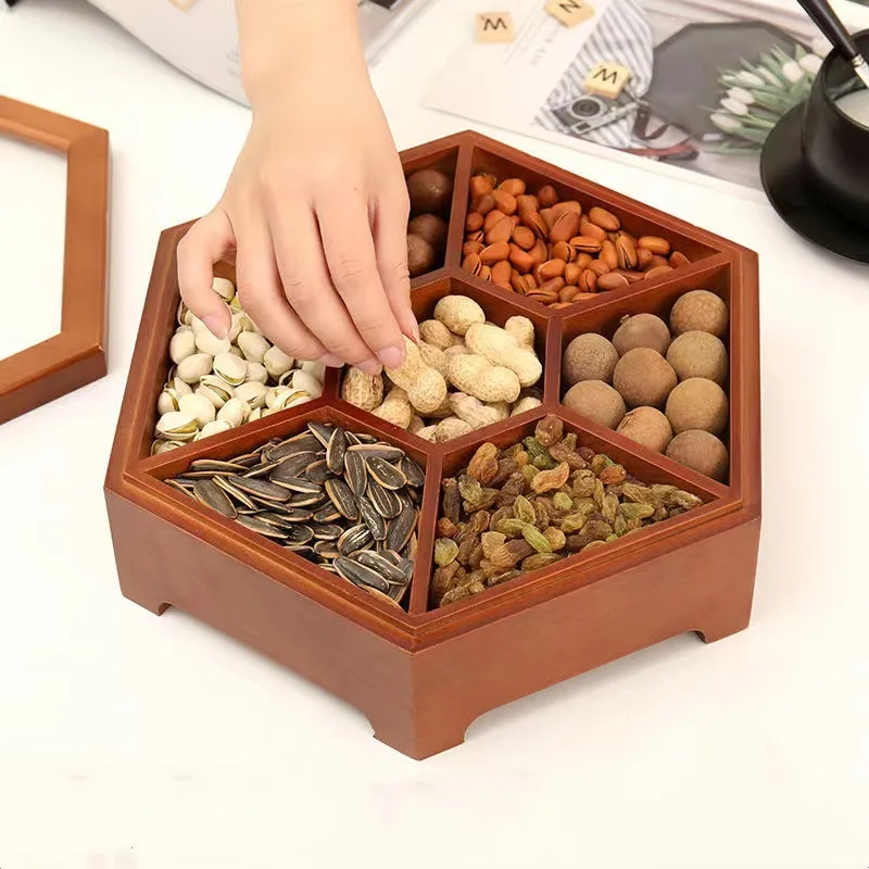 Wooden grid with lid candy dried fruit box wooden melon seeds peanut snack fruit new Chinese creative fruit box
Wooden grid with lid candy dried fruit box wooden melon seeds peanut snack fruit new Chinese creative fruit box