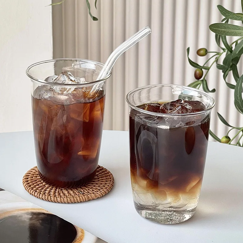 465ml Borosilicate Glass Coffee Cup,Office Minimalist Design Iced Cold Drink Tumbler,Durable &Lightweight,Perfect for Home,Cafe
465ml Borosilicate Glass Coffee Cup,Office Minimalist Design Iced Cold Drink Tumbler,Durable &Lightweight,Perfect for Home,Cafe