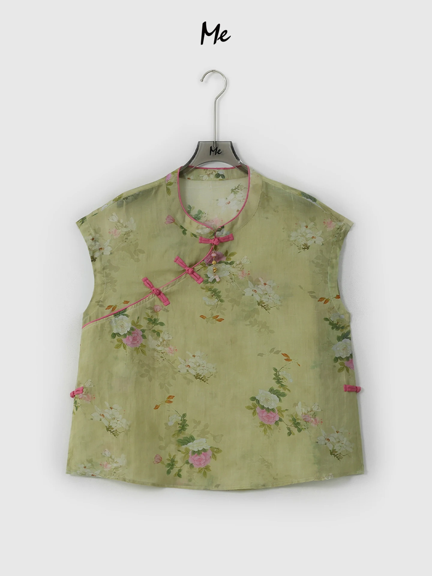 Light National Sle Printed Women's irt Buttoned up Top in Pure Flax een Color by Old Yang's Personal Wardrobe ME
Light National Sle Printed Women's irt Buttoned up Top in Pure Flax een Color by Old Yang's Personal Wardrobe ME