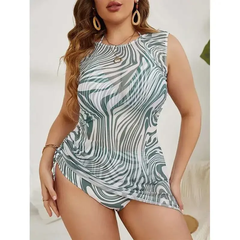 Sexy Plus Size Split Swimsuit Women's New Bikini Three Piece Set Printed High-end Swimsuit Women Summer Elegantes Casual Y2k
Sexy Plus Size Split Swimsuit Women's New Bikini Three Piece Set Printed High-end Swimsuit Women Summer Elegantes Casual Y2k