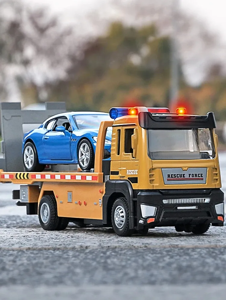 1:32 Flat Trailerk VAN Type Alloy Model Simulation Metal Car Transporter Wrecker Truck Pull Back Sound and Light Toy Truck
1:32 Flat Trailerk VAN Type Alloy Model Simulation Metal Car Transporter Wrecker Truck Pull Back Sound and Light Toy Truck