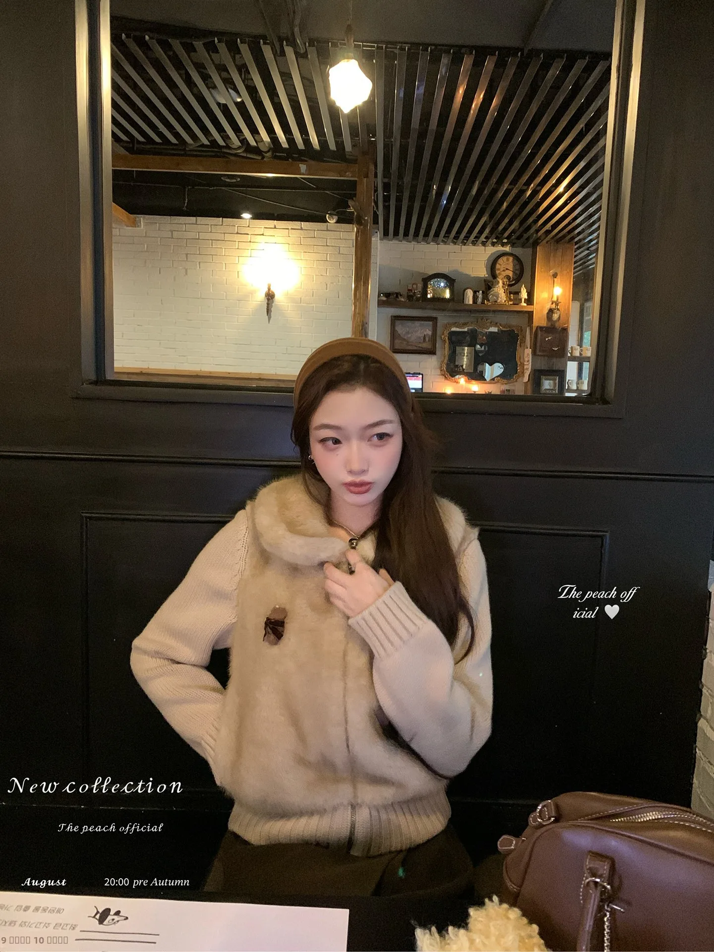 Warm Peach Official rico Faux Fur Coat Wool Splicing Environmentally Friendly Long Sve Zipper Lady's Winter Outerwear
Warm Peach Official rico Faux Fur Coat Wool Splicing Environmentally Friendly Long Sve Zipper Lady's Winter Outerwear