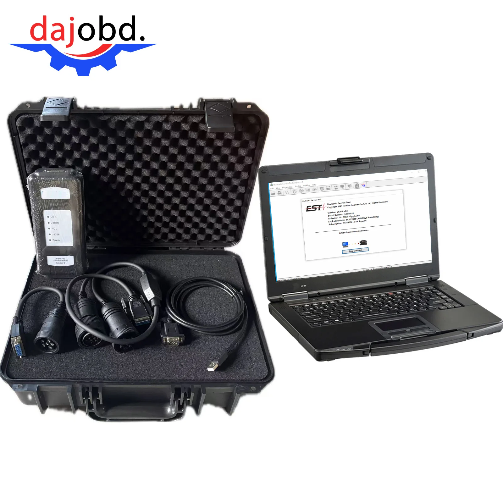 For EST diagnostic tool for diagnosis with CF54 laptop, excavators, and truck chassis engines (2025 version software)
For EST diagnostic tool for diagnosis with CF54 laptop, excavators, and truck chassis engines (2025 version software)