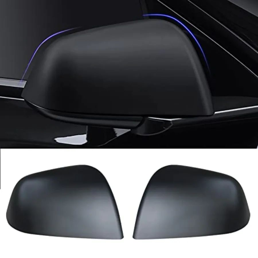 Model Y Side Mirror Cover, Mirror Cap 2 PCS Matt Black Rearview Mirror Cover for Model Y 2021-2024
Model Y Side Mirror Cover, Mirror Cap 2 PCS Matt Black Rearview Mirror Cover for Model Y 2021-2024