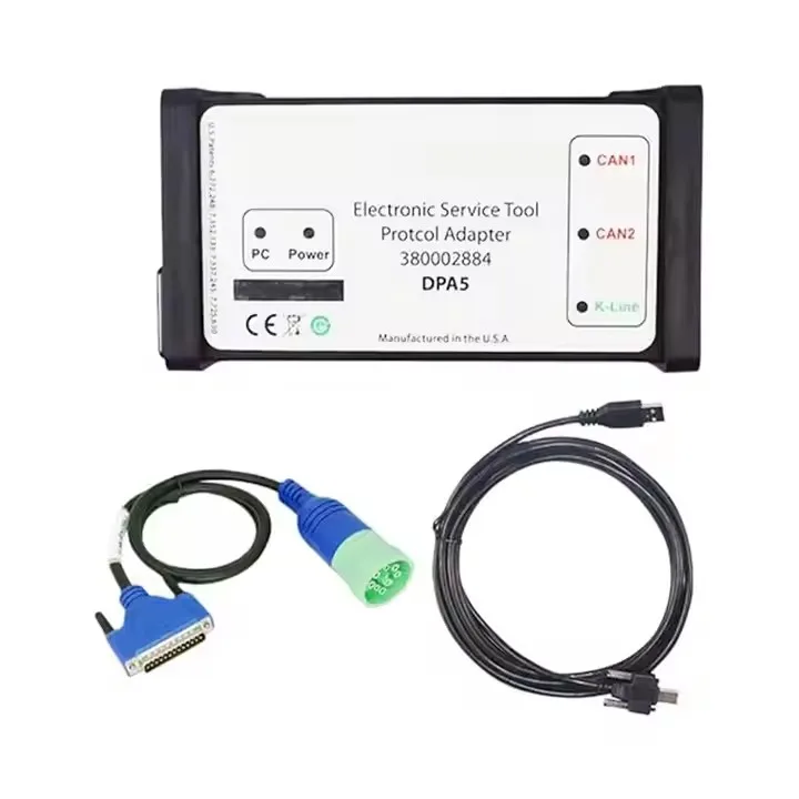 Truck Tool DPA5 380002884 Protcol Adapter Electronic Tool K-LINE Cable EST Engineering DPA 5 V9.1 Support J2534 TRUCK SCAN
Truck Tool DPA5 380002884 Protcol Adapter Electronic Tool K-LINE Cable EST Engineering DPA 5 V9.1 Support J2534 TRUCK SCAN