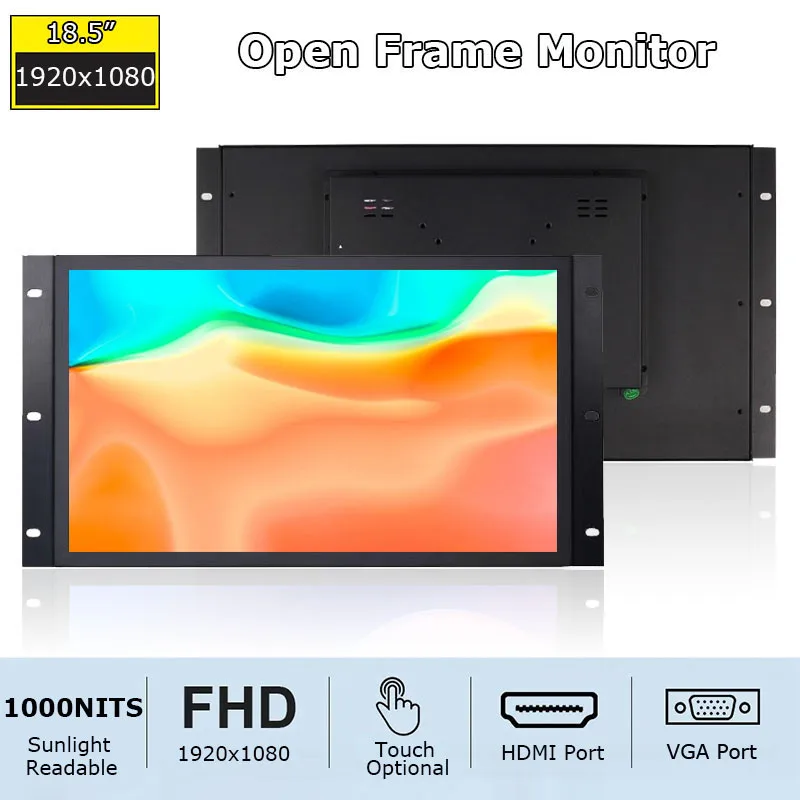 1920x1080 18.5 Inch High Brightness 1000 Nits Outdoor Use Industrial Grade Open Frame Touch Screen Monitor With VGA HDMI
1920x1080 18.5 Inch High Brightness 1000 Nits Outdoor Use Industrial Grade Open Frame Touch Screen Monitor With VGA HDMI