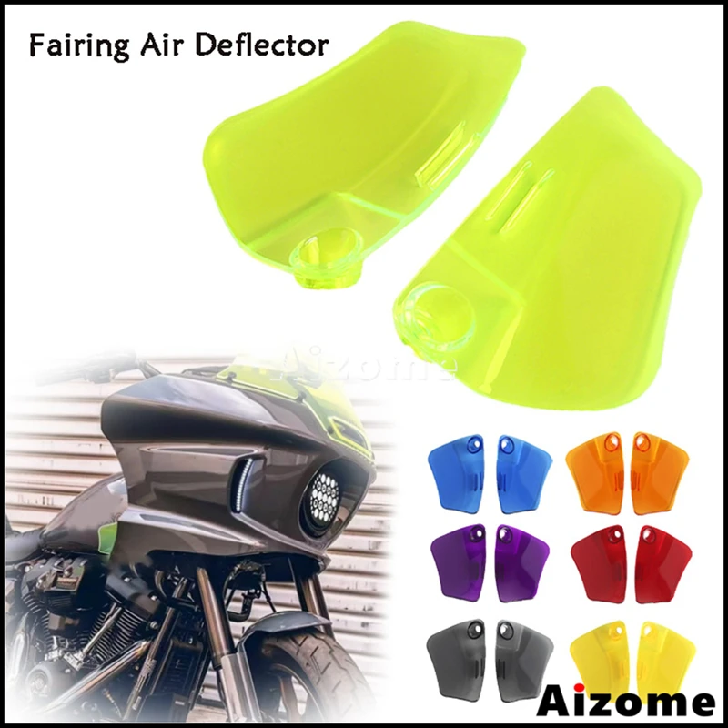 Motorcycle Side Wing Headlamp Wind Shield Colorful ST Headlight Fairing Air Deflector For Harley Softail Low Rider ST 2022-Later
Motorcycle Side Wing Headlamp Wind Shield Colorful ST Headlight Fairing Air Deflector For Harley Softail Low Rider ST 2022-Later