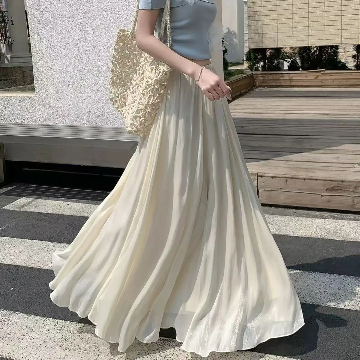 2026 New High Waist Thin A-line Skirt Female Summer Loose Midi Long Skirts Women Fashion Solid Color Casual Skirts U101
2026 New High Waist Thin A-line Skirt Female Summer Loose Midi Long Skirts Women Fashion Solid Color Casual Skirts U101
