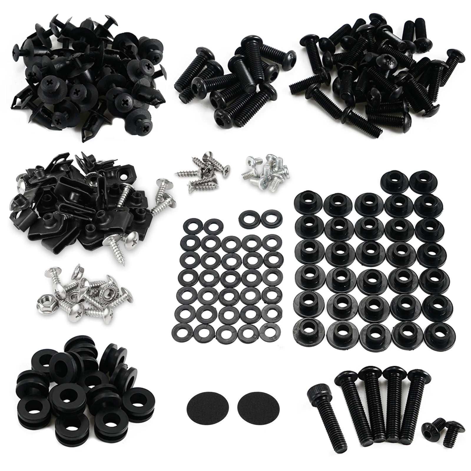 Motorcycle Fairing Bolt Kit Screws For Yamaha YZF-R6 YZFR6 YZF R6 2006 2007 Black Alloy Body Screw Complete Set
Motorcycle Fairing Bolt Kit Screws For Yamaha YZF-R6 YZFR6 YZF R6 2006 2007 Black Alloy Body Screw Complete Set