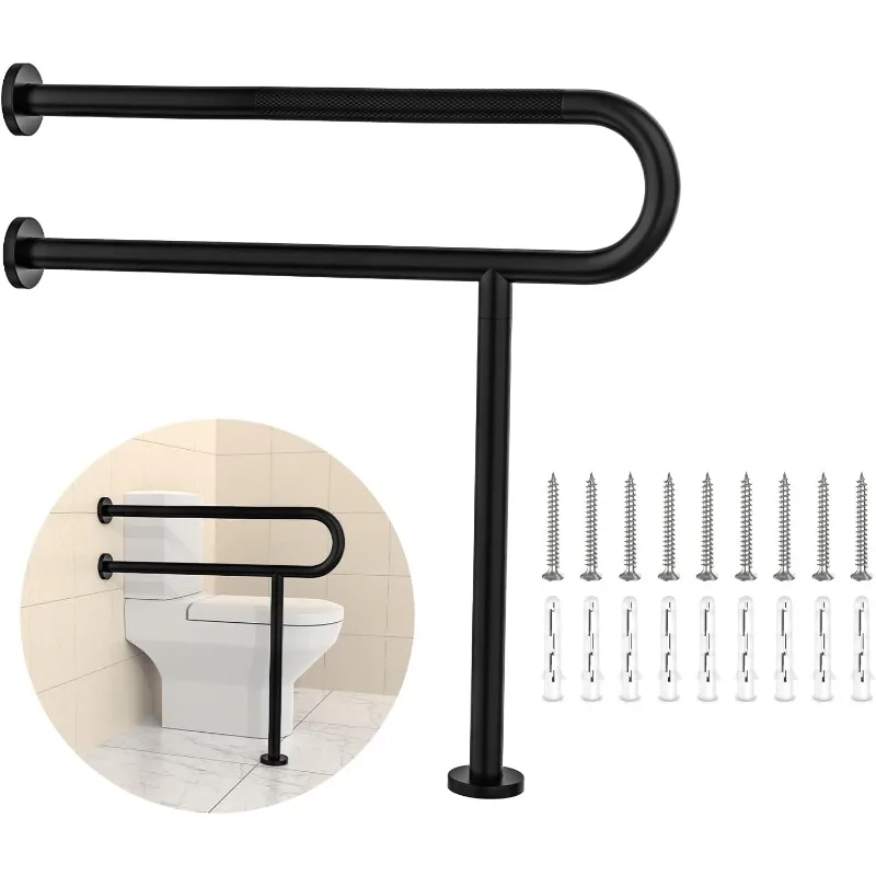 Toilet Grab Bar 31.3 Inch, Anti-Slip Toilet Support Bars, Wall Mount Floor Grab Bar,Stainless Steel Knurled Handicap
Toilet Grab Bar 31.3 Inch, Anti-Slip Toilet Support Bars, Wall Mount Floor Grab Bar,Stainless Steel Knurled Handicap
