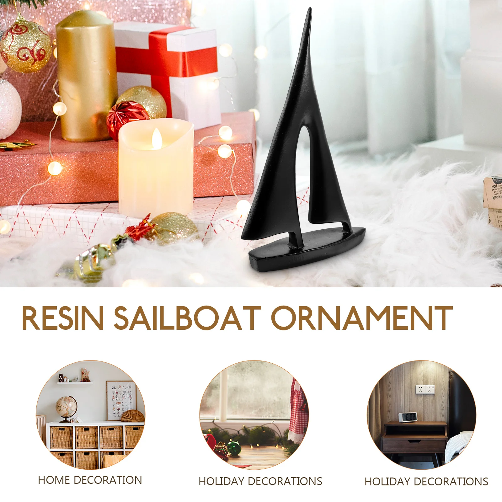 Exquisite Resin Sailboat Ornament Desktop Home Office Decor Elegant Sailing Craft
Exquisite Resin Sailboat Ornament Desktop Home Office Decor Elegant Sailing Craft