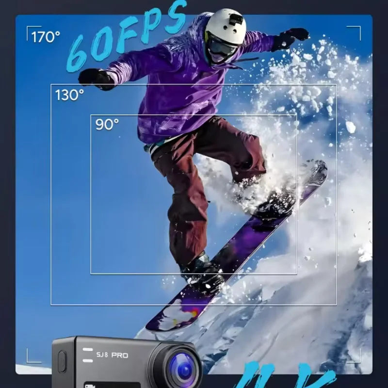 WOJO SJ8 pro 4K Ultra HD Action Camera with 8X Zoom Waterproof Double Screen And Image Stabilization 1300mAh
WOJO SJ8 pro 4K Ultra HD Action Camera with 8X Zoom Waterproof Double Screen And Image Stabilization 1300mAh