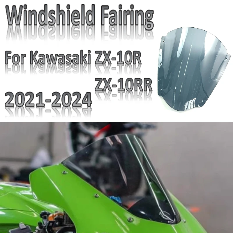 For Kawasaki ZX-10R/RR 2021-2024 Windshield deflector sun visor motorcycle 2021 2022 2023 2024
For Kawasaki ZX-10R/RR 2021-2024 Windshield deflector sun visor motorcycle 2021 2022 2023 2024