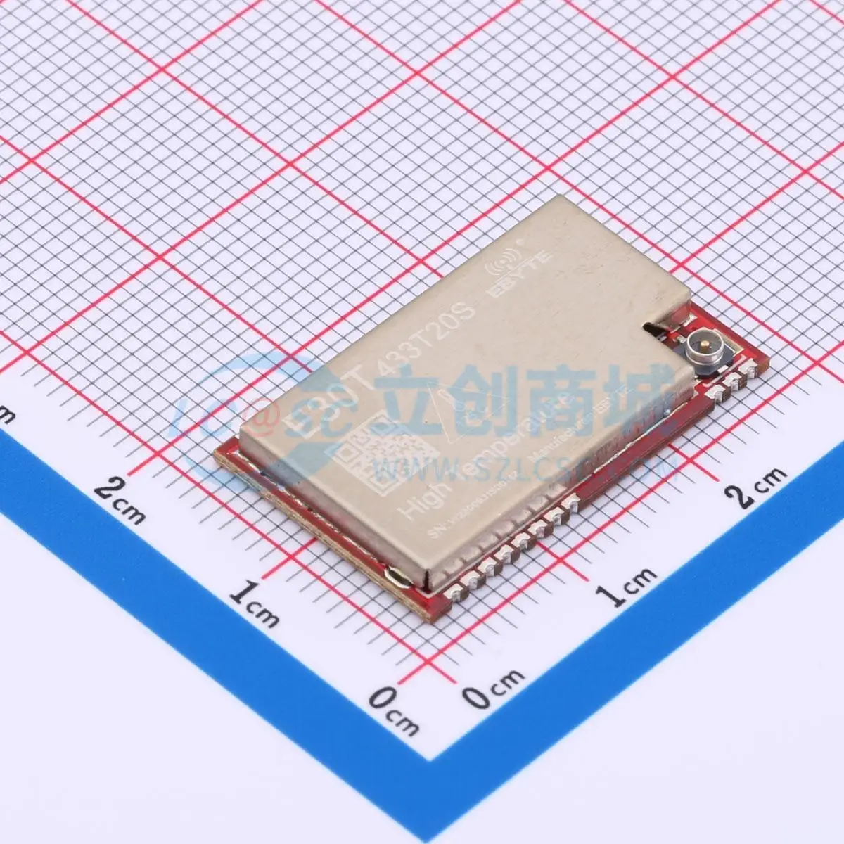 1pcs E30T-433T20S SMD 26x16mm 433MHz RF Wireless Communication Module
1pcs E30T-433T20S SMD 26x16mm 433MHz RF Wireless Communication Module