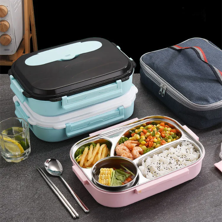 Lunch Bag for Kids Large Capacity Bento Box 304 Stainless Steel Insulated Lunch Box Student Lunchbox Bag
Lunch Bag for Kids Large Capacity Bento Box 304 Stainless Steel Insulated Lunch Box Student Lunchbox Bag