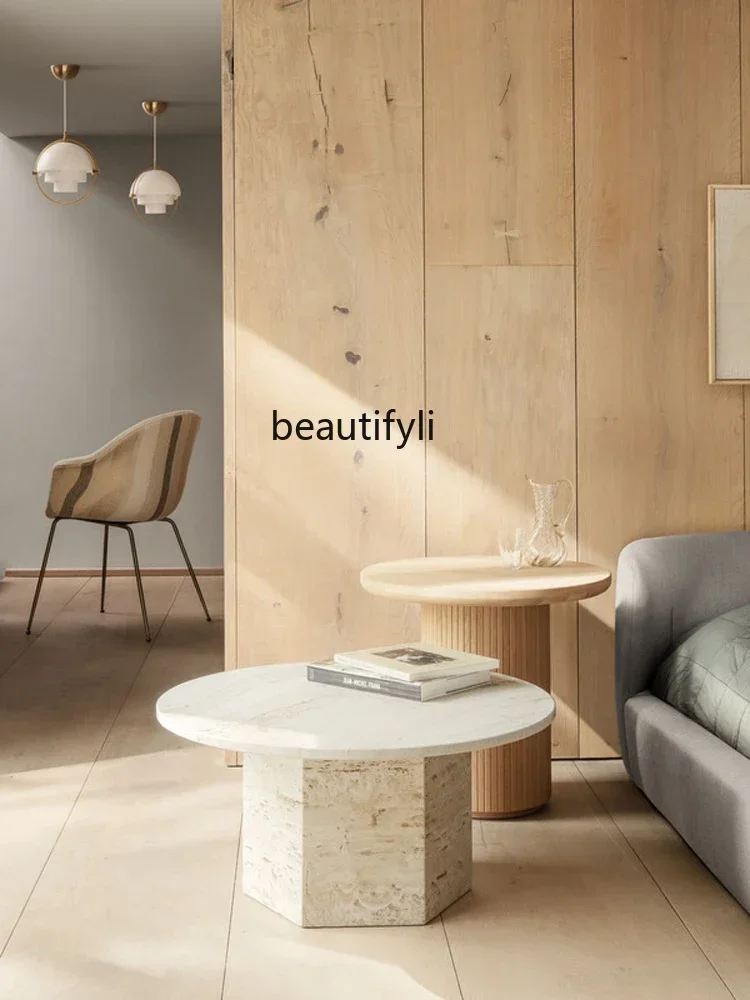 LJYNordic Modern Simple and Natural Cave Stone round Tea Table Designer Living Room Sofa Small Apartment Coffee Table
LJYNordic Modern Simple and Natural Cave Stone round Tea Table Designer Living Room Sofa Small Apartment Coffee Table