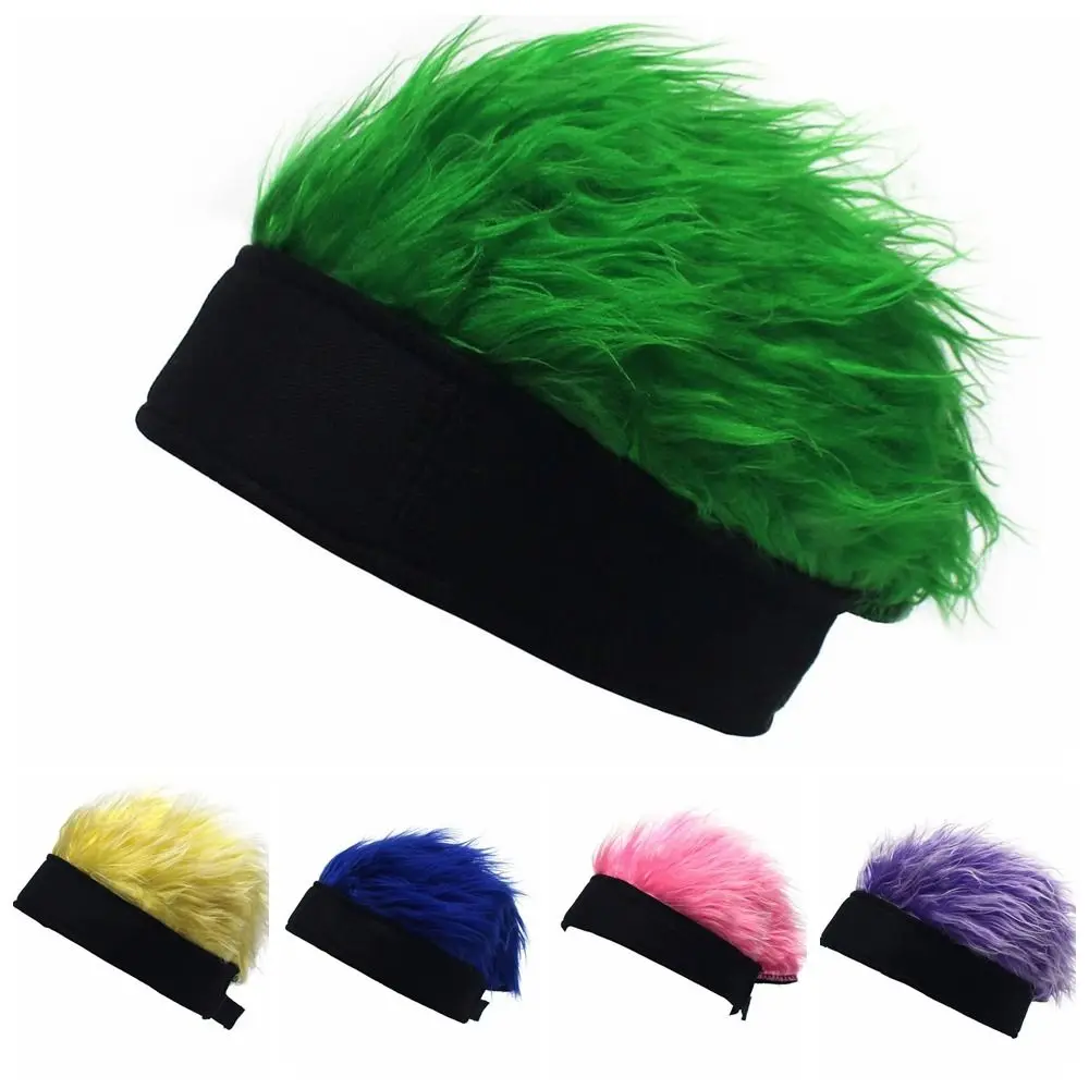 Rock Retro Fake Hair Skullcap Brimless Hip Hop Fun Short Hair Caps Colored Fluffy Beanie Wig Hat Street Cosplay
Rock Retro Fake Hair Skullcap Brimless Hip Hop Fun Short Hair Caps Colored Fluffy Beanie Wig Hat Street Cosplay